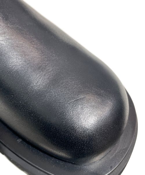 BOTTEGA VENETA（ボッテガベネタ）BOTTEGA VENETA (ボッテガベネタ) ラグ チェルシーアンクルブーツ ブラック サイズ:39　1/2の古着・服飾アイテム