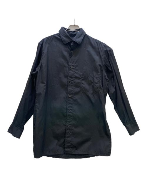 Yohji Yamamoto pour homme（ヨウジヤマモト プールオム）Yohji Yamamoto pour homme (ヨウジヤマモト プールオム) N-台衿付シャツ環縫い ブラック サイズ:2の古着・服飾アイテム