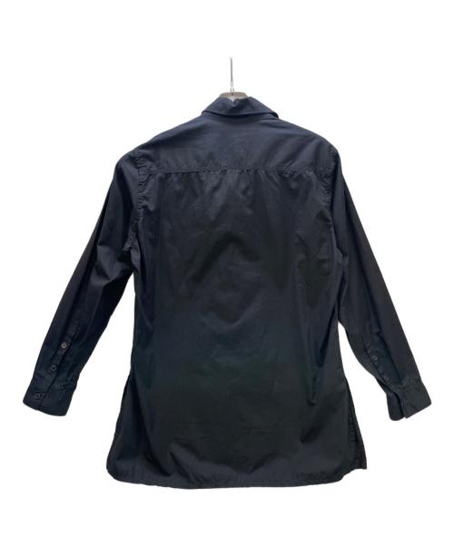 Yohji Yamamoto pour homme（ヨウジヤマモト プールオム）Yohji Yamamoto pour homme (ヨウジヤマモト プールオム) N-台衿付シャツ環縫い ブラック サイズ:2の古着・服飾アイテム