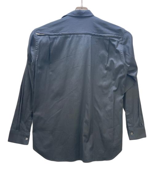 COMME des GARCONS SHIRT（コムデギャルソンシャツ）COMME des GARCONS SHIRT (コムデギャルソンシャツ) ジップデザインシャツ ブラック サイズ:Mの古着・服飾アイテム