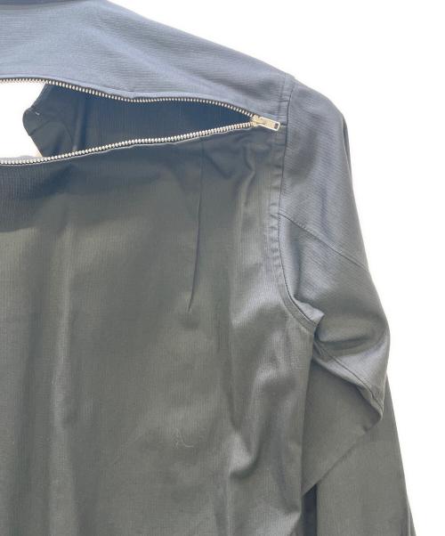 COMME des GARCONS SHIRT（コムデギャルソンシャツ）COMME des GARCONS SHIRT (コムデギャルソンシャツ) ジップデザインシャツ ブラック サイズ:Mの古着・服飾アイテム