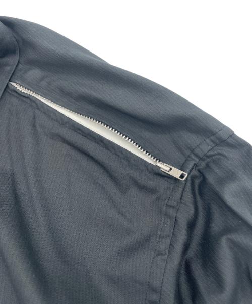 COMME des GARCONS SHIRT（コムデギャルソンシャツ）COMME des GARCONS SHIRT (コムデギャルソンシャツ) ジップデザインシャツ ブラック サイズ:Mの古着・服飾アイテム