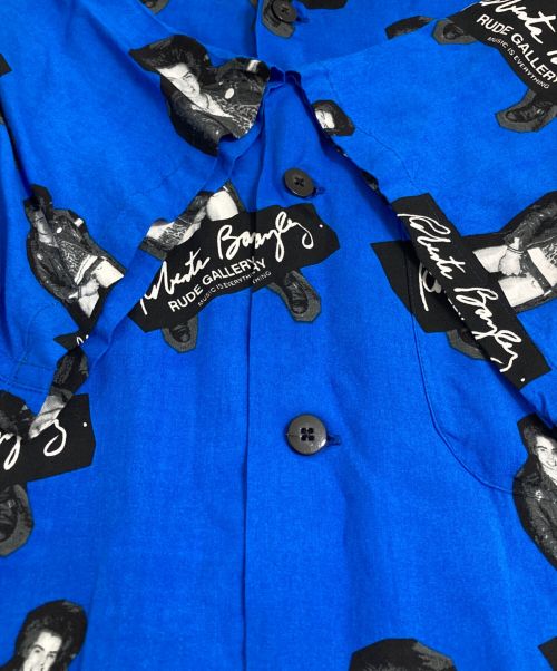 RUDE GALLERY（ルードギャラリー）RUDE GALLERY (ルードギャラリー) ROBERTA BAYLEY SS SHIRTS ブルー サイズ:Lの古着・服飾アイテム