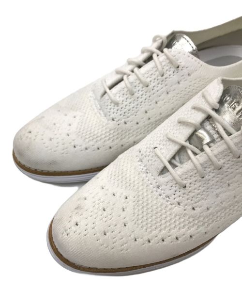 COLE HAAN（コールハーン）COLE HAAN (コールハーン) スティッチライト ウィング オックスフォード ホワイト サイズ:8Bの古着・服飾アイテム