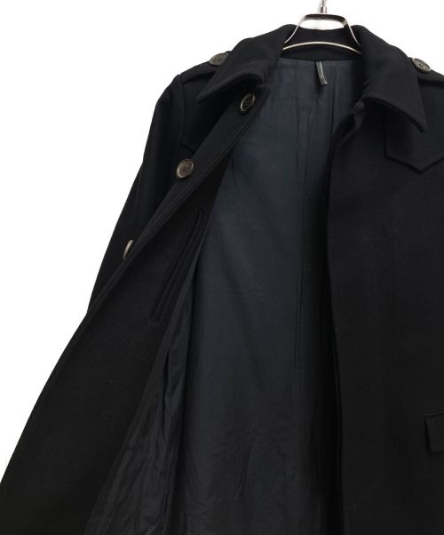 DIOR HOMME（ディオール オム）DIOR HOMME (ディオール オム) 05AW グラム期 メルトンウールシングルコート/Archive ブラック サイズ:40の古着・服飾アイテム