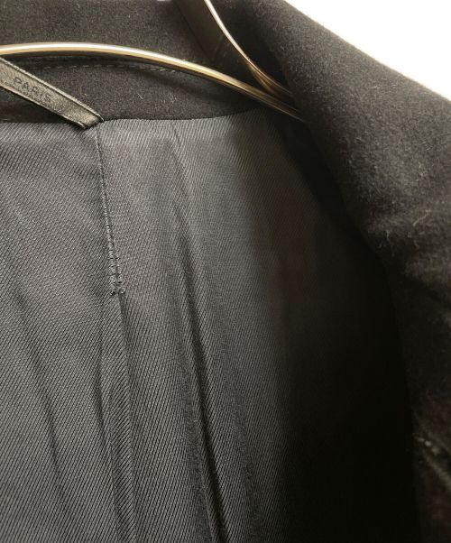 DIOR HOMME（ディオール オム）DIOR HOMME (ディオール オム) 05AW グラム期 メルトンウールシングルコート/Archive ブラック サイズ:40の古着・服飾アイテム
