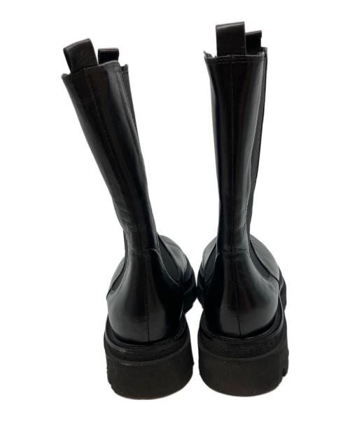 luca grossi（ルカグロッシ）luca grossi (ルカグロッシ) タンクソールサイドゴアブーツ ブラック サイズ:36の古着・服飾アイテム