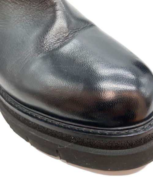 luca grossi（ルカグロッシ）luca grossi (ルカグロッシ) タンクソールサイドゴアブーツ ブラック サイズ:36の古着・服飾アイテム