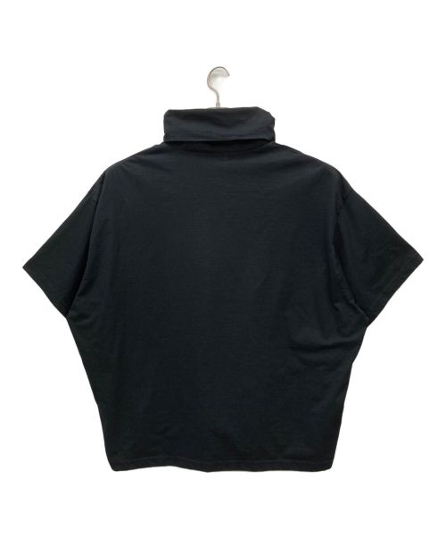 kolor/BEACON（カラービーコン）kolor/BEACON (カラービーコン) オーバーサイズタートルネックTシャツ ブラック サイズ:SIZE 2の古着・服飾アイテム