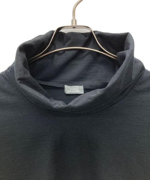 kolor/BEACON（カラービーコン）kolor/BEACON (カラービーコン) オーバーサイズタートルネックTシャツ ブラック サイズ:SIZE 2の古着・服飾アイテム