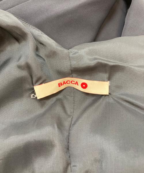 BACCA（バッカ）BACCA (バッカ) ビスコースレーヨンストレッチ キャミソールワンピース ネイビー サイズ:34の古着・服飾アイテム
