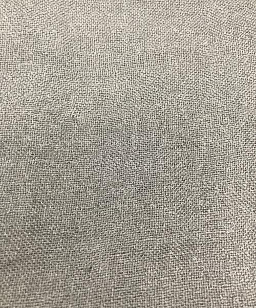 ASAUCE MELER（アソースメレ）ASAUCE MELER (アソースメレ) リネンフリンジストール ブラックの古着・服飾アイテム