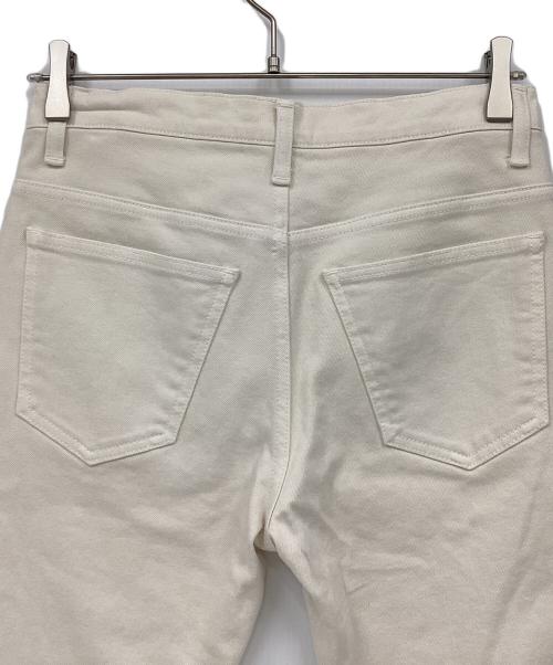 L'appartement（アパルトモン）L'appartement (アパルトモン) Cropped Denim ホワイト サイズ:W27の古着・服飾アイテム