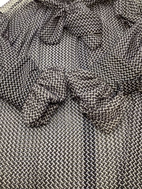 Noble（ノーブル）Noble (ノーブル) ジオメトリックボーブラウス ネイビー サイズ:Freeの古着・服飾アイテム