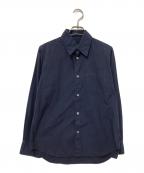 JUNYA WATANABE COMME des GARCONSジュンヤワタナベ コムデギャルソン）の古着「ステッチデザインシャツ」｜ネイビー