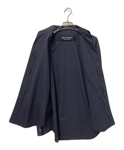 JUNYA WATANABE COMME des GARCONS（ジュンヤワタナベ コムデギャルソン）JUNYA WATANABE COMME des GARCONS (ジュンヤワタナベ コムデギャルソン) ステッチデザインシャツ ネイビー サイズ:下記参照の古着・服飾アイテム