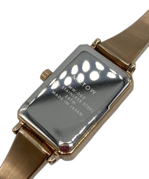 MATOW（マトウ）MATOW (マトウ) Tsuki SQUARE ROSE GOLD CREAMの古着・服飾アイテム