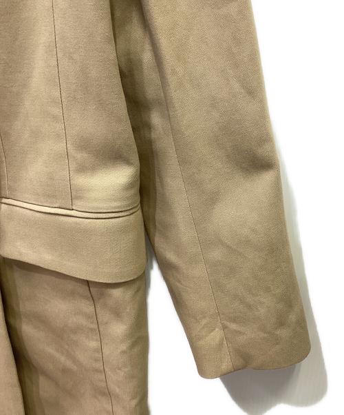 AP STUDIO（エーピーストゥディオ）AP STUDIO (エーピーストゥディオ) コットンリネンサテンギャバジンコート ベージュ サイズ:FREEの古着・服飾アイテム