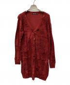 Hysteric Glamourヒステリックグラマー）の古着「Courtney Loveロングカーディガン」｜レッド