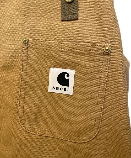 sacai（サカイ）sacai (サカイ) Carhartt WIP (カーハートダブリューアイピー) 23AW CanvasxMA-1 JK Michigan ブラウン サイズ:3の古着・服飾アイテム