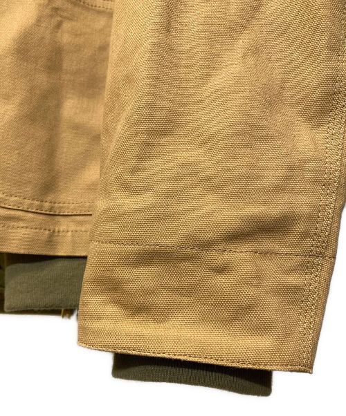 sacai（サカイ）sacai (サカイ) Carhartt WIP (カーハートダブリューアイピー) 23AW CanvasxMA-1 JK Michigan ブラウン サイズ:3の古着・服飾アイテム