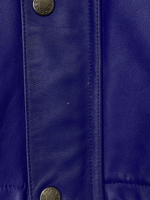 SUPREME（シュプリーム）SUPREME (シュプリーム) THE NORTH FACE (ザ ノース フェイス) Leather Mountain Parka パープル×ブラック サイズ:Mの古着・服飾アイテム