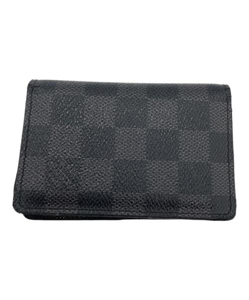 LOUIS VUITTON（ルイ ヴィトン）LOUIS VUITTON (ルイ ヴィトン) カードケース ブラックの古着・服飾アイテム