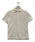 Crucianiクルチアーニ）の古着「鹿の子ポロシャツ」｜ホワイト