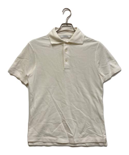 Cruciani（クルチアーニ）CRUCIANI (クルチアーニ) 鹿の子ポロシャツ ホワイト サイズ:44の古着・服飾アイテム