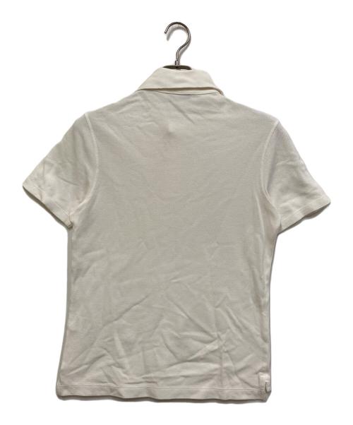 Cruciani（クルチアーニ）CRUCIANI (クルチアーニ) 鹿の子ポロシャツ ホワイト サイズ:44の古着・服飾アイテム