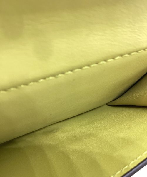LOEWE（ロエベ）LOEWE (ロエベ) リピートトライフォールドウォレット ライムイエロー サイズ:表記なしの古着・服飾アイテム