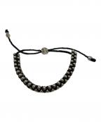 ALEXANDER McQUEENアレキサンダーマックイーン）の古着「スカルチャームブレスレット」｜ブラック