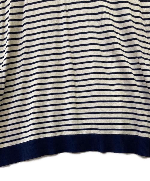 WEEKEND Max Mara（ウィークエンド マックスマーラ）WEEKEND Max Mara (ウィークエンド マックスマーラ) 半袖切替ボーダーニット サイズ:Mの古着・服飾アイテム