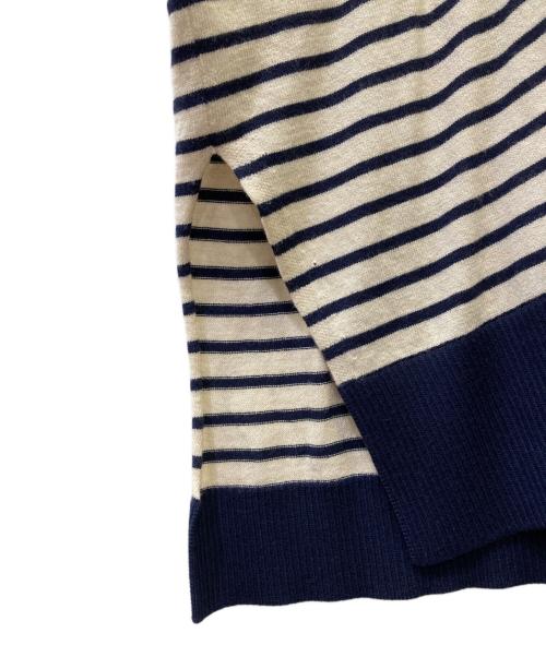 WEEKEND Max Mara（ウィークエンド マックスマーラ）WEEKEND Max Mara (ウィークエンド マックスマーラ) 半袖切替ボーダーニット サイズ:Mの古着・服飾アイテム