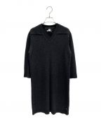 HERMESエルメス）の古着「Vネックカシミヤニットワンピース」｜グレー