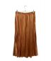 BALLSEY (ボールジィ) レザーライクサテンプリーツミディスカート オレンジ サイズ:36：2000円