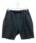 BASISBROEKバージスブルック）の古着「イージーショートパンツ」｜ブラック