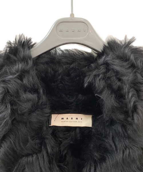 MARNI（マルニ）MARNI (マルニ) ムートンジャケット ブラック サイズ:42の古着・服飾アイテム