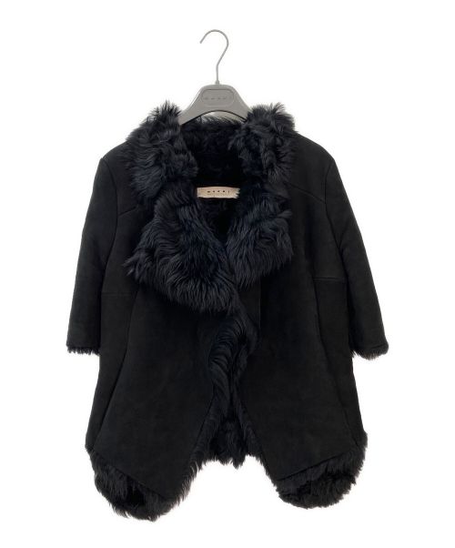 MARNI（マルニ）MARNI (マルニ) ムートンジャケット ブラック サイズ:42の古着・服飾アイテム