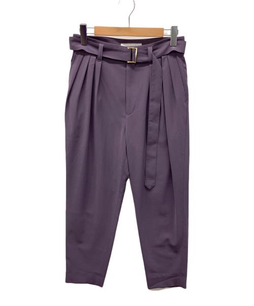CULLNI（クルニ）CULLNI (クルニ) テーパードパンツ パープルの古着・服飾アイテム