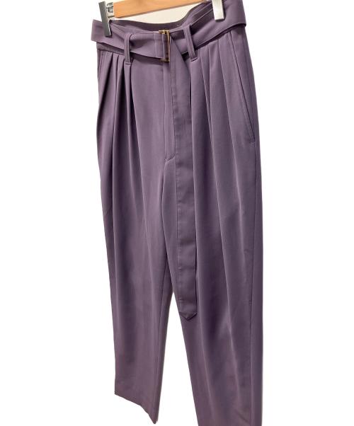 CULLNI（クルニ）CULLNI (クルニ) テーパードパンツ パープルの古着・服飾アイテム