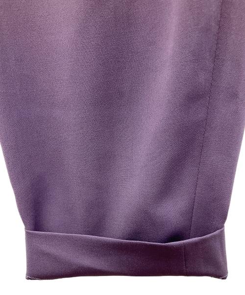 CULLNI（クルニ）CULLNI (クルニ) テーパードパンツ パープルの古着・服飾アイテム