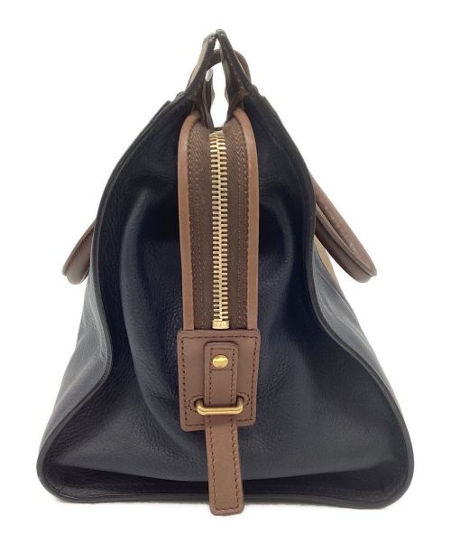 Yves Saint Laurent（イヴサンローラン）Yves Saint Laurent (イヴサンローラン) トートバッグ ネイビーの古着・服飾アイテム