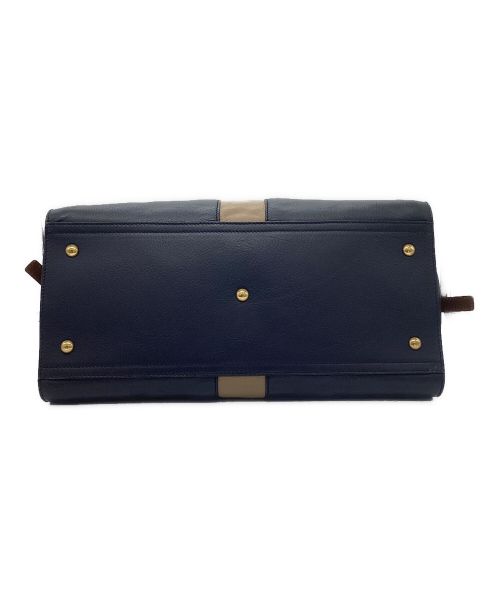 Yves Saint Laurent（イヴサンローラン）Yves Saint Laurent (イヴサンローラン) トートバッグ ネイビーの古着・服飾アイテム