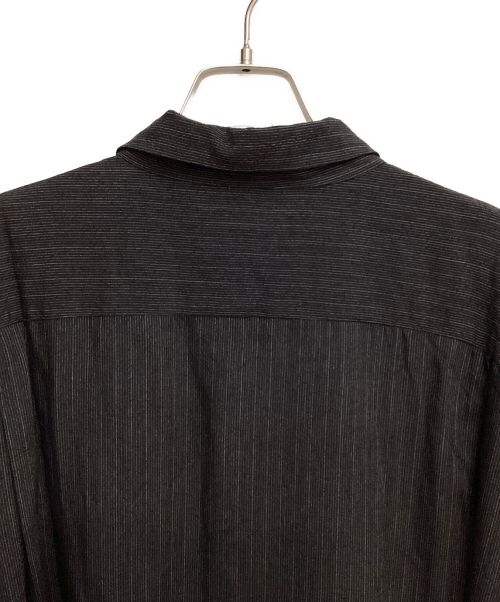 Yohji Yamamoto pour homme（ヨウジヤマモト プールオム）Yohji Yamamoto pour homme (ヨウジヤマモト プールオム) 96AW 脱色期 ドットデザインレーヨンシャツ ブラック サイズ:Mの古着・服飾アイテム