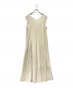 JUSGLITTYジャスグリッティー）の古着「Aラインワンピース」｜アイボリー