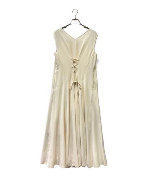 JUSGLITTY（ジャスグリッティー）JUSGLITTY (ジャスグリッティー) Aラインワンピース アイボリー サイズ:1 未使用品の古着・服飾アイテム