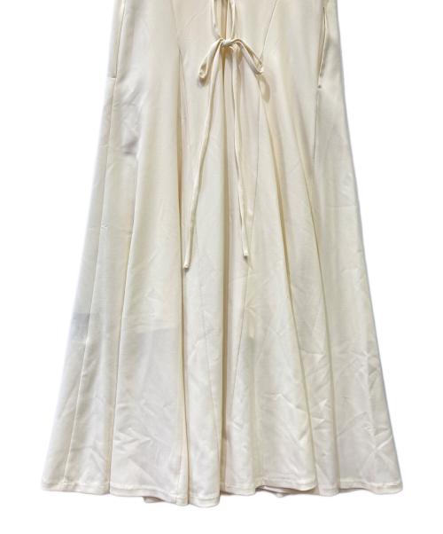 JUSGLITTY（ジャスグリッティー）JUSGLITTY (ジャスグリッティー) Aラインワンピース アイボリー サイズ:1 未使用品の古着・服飾アイテム