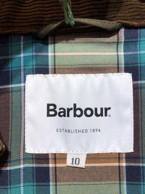 Barbour（バブアー）Barbour (バブアー) ステンカラーコート/BURGHLEY(バーレー) オリーブ サイズ:10の古着・服飾アイテム