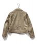 SLOBE IENA (スローブ イエナ) LEATHER RIDERS BLOUSON ベージュ サイズ:38：1500円